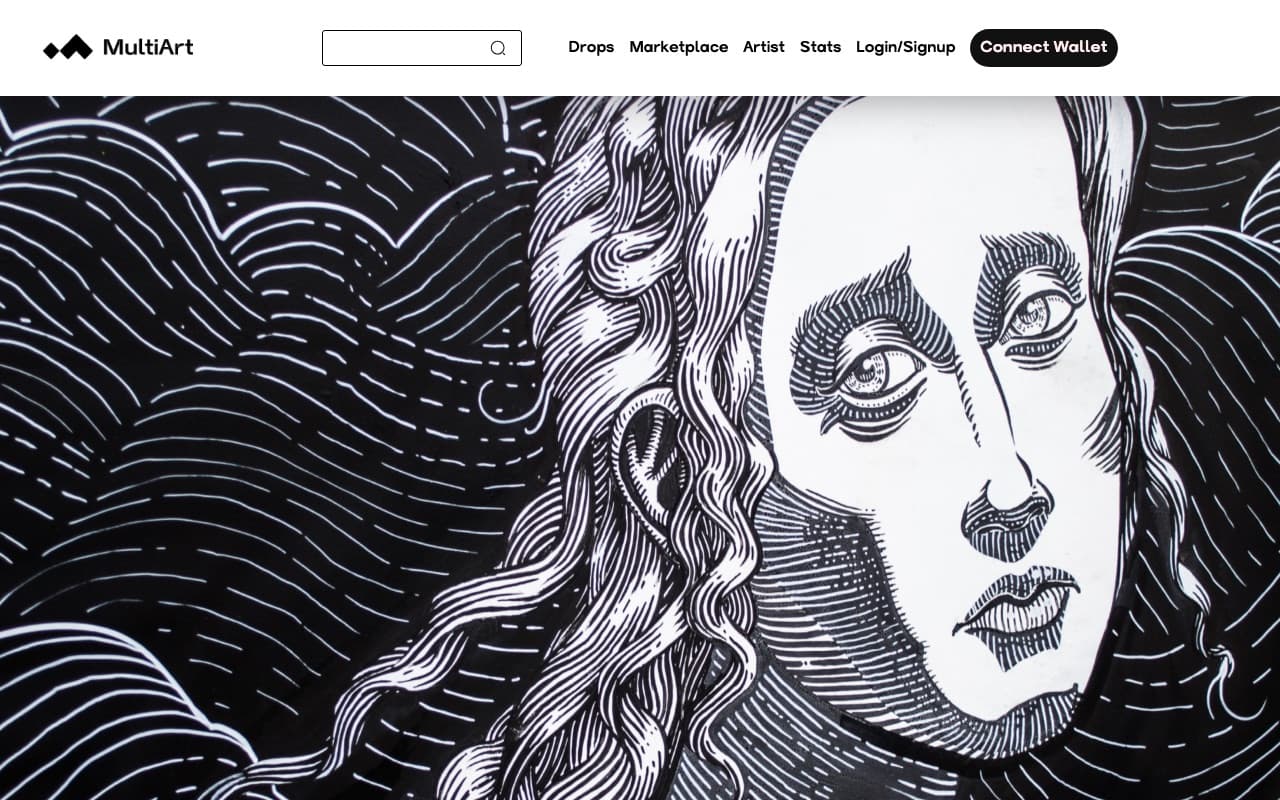 Multiart website screenshot